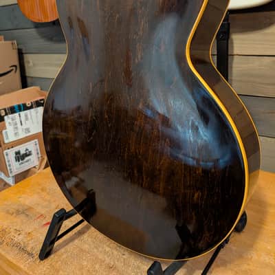 1951 Gibson TG-50 Tenor Archtop Acoustic Guitar Sunburst NO Repairs W/Case image 22