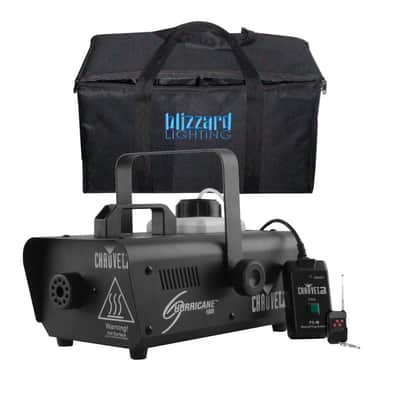 Chauvet DJ Hurricane 1000 Fog Machine w/ Wired & Wireless Remotes + Carry Bag image 1