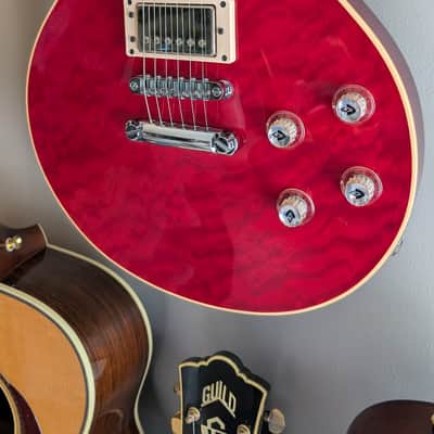 Guild Custom Shop Bluesbird 2001 - Quilted Cherry image 4