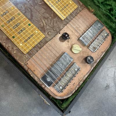 Regal Double 8 Lap Steel 1950’s - Gray Pearl mots image 2