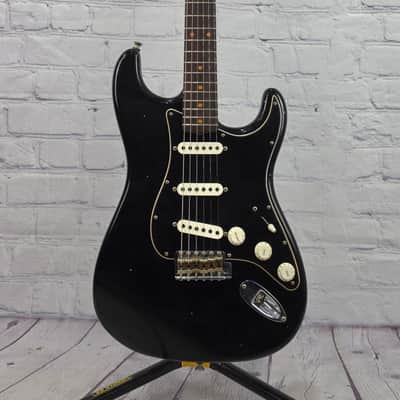 USED Fender Custom Shop Postmodern Stratocaster 6 String Electric Guitar Journeyman Relic 2023 Aged Black image 1