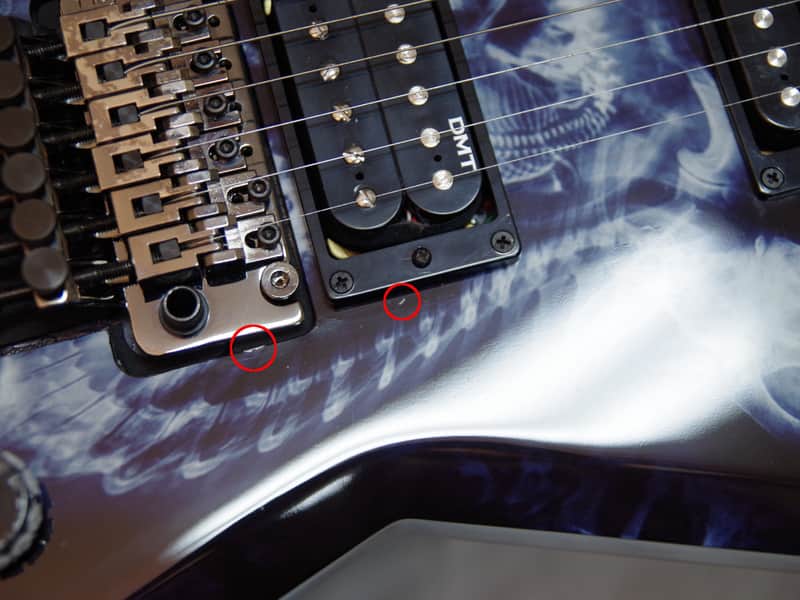 DEAN Razorback X-ray electric GUITAR new w/HARD SHELL CASE - Dime