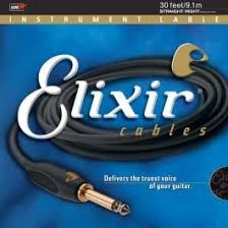 Immagine Elixir 30 feet/9.1m jack recto - jack codo cable - 1
