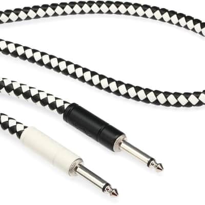 Fender Professional Series Straight to Straight Instrument Cable - 10 foot Checkerboard image 1