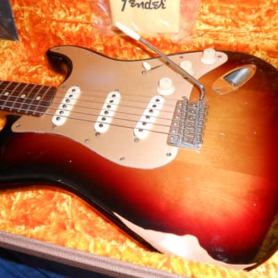 2008 Fender 60's Road Worn Stratocaster w/ Custom Shop Loretta Diaz (LD)hand wound Fat-60s image 2