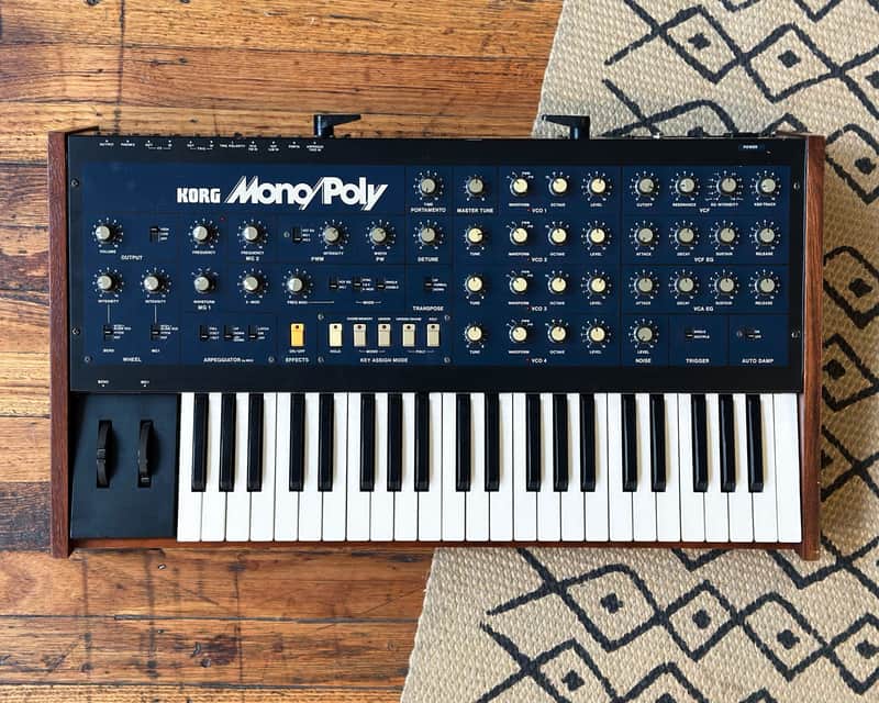 KORG Mono/Poly 4-Voice Analog Synthesizer w/ModyPoly & HiRes Mods image 1
