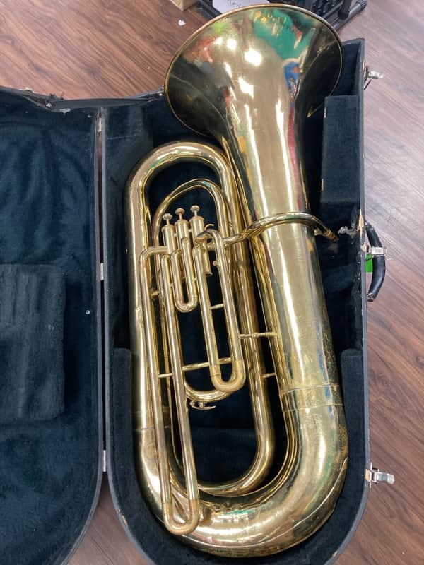 Yamaha YBB-201 Standard Bb 3-Valve Tuba 2010s - Lacquered Brass image 1