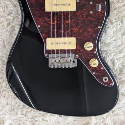 Tagima TW61 BK-DF/TT Offset Electric Guitar w/P90s, Black - B stock - Jazz Mastr image 6