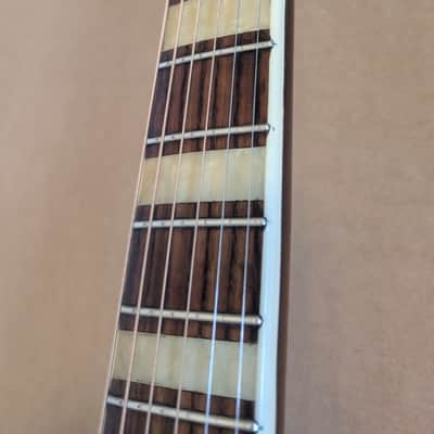 Vintage 1950s Huttl Archtop Acoustic Guitar with Hofner Tailpiece Germany image 10