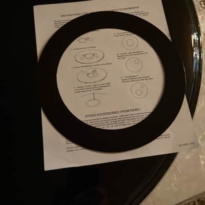 Yamaha Logo Bass Drum Head 22” Black Genuine by Remo image 3