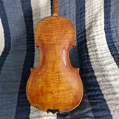 Carlo Anselmo northern Italy Handmade stradavarious copy antique - brown varnish 4/4 image 6