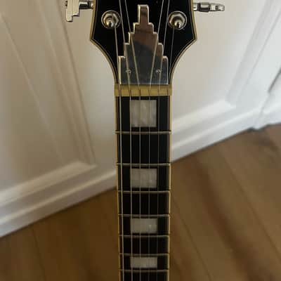 D'Angelico Premier DC Boardwalk P90 2020 Trans Cherry with original DAngelico Deluxe DC Case image 3