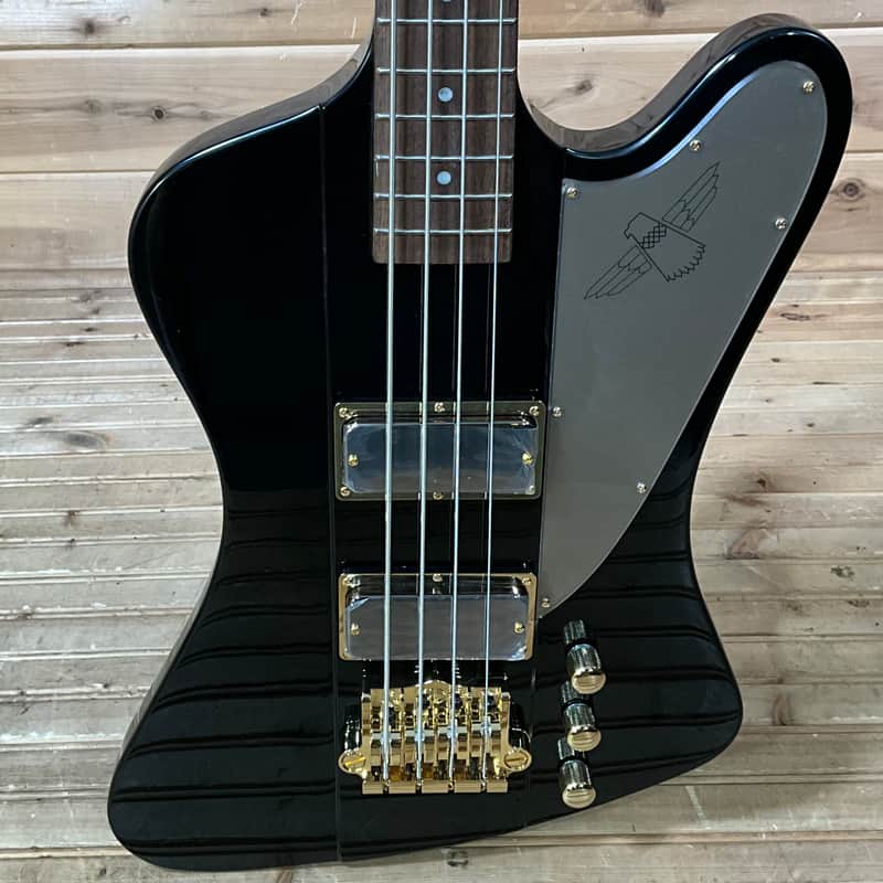 Epiphone Rex Brown Thunderbird Electric Bass Guitar - Ebony image 1