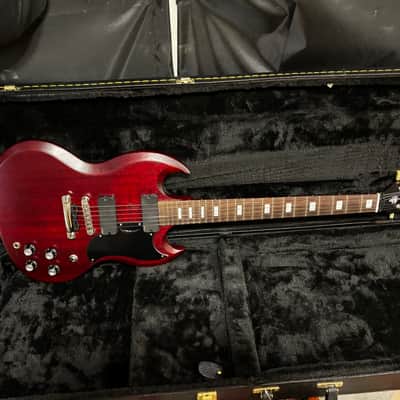 Gibson SG Special EMG Upgrade Satin Cherry Electric Guitar w Case image 1