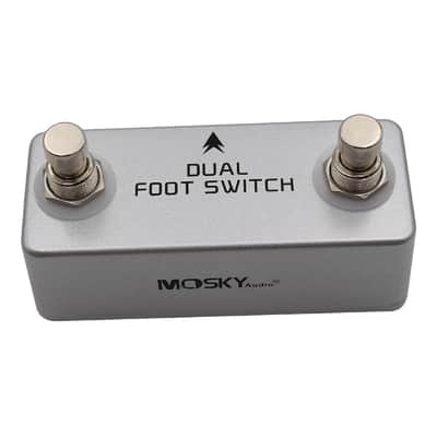 Mosky Audio DUAL SWITCH Latching Footswitch Foot Switch Pedal Full Metal Shell image 1