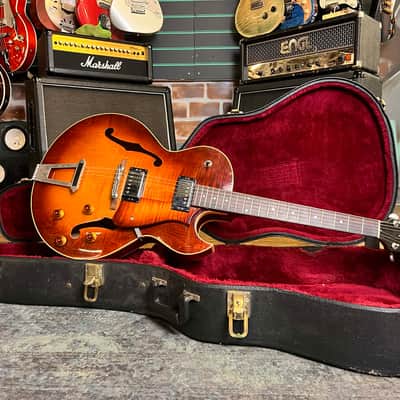Heritage H575 Autumn Sunburst 1995 Archtop Hollow Body Jazz Guitar image 13