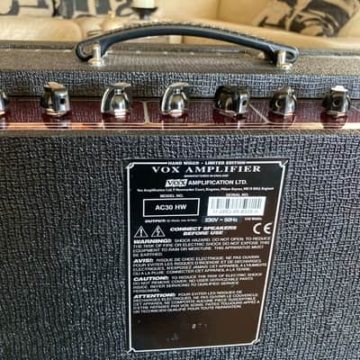 RARE! LIMITED EDITION: Vox AC30HW Hand Wired Amp Series 2003 (made in the UK) image 15