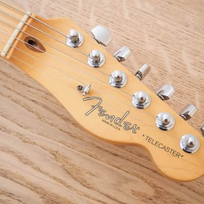 2000 Fender Telecaster Thinline USA Ash Body Olympic White Double Bound w/ Case, Lollar Pickups image 4