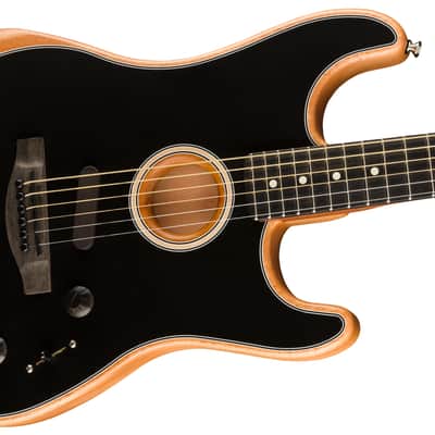 FENDER - American Acoustasonic Strat Stratocaster EB Black 0972023206 image 2