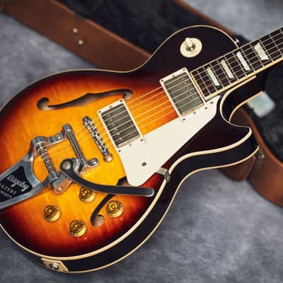 Gibson ES-Les Paul Bigsby Bourbon Burst 2015 image 12