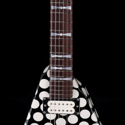 Pre-Owned 2017 Fender Custom Shop Masterbuilt Todd Krause Katana Black & White Dot with OHSC image 11