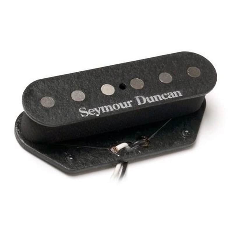 Mint Seymour Duncan STL-2 Hot Bridge Tele Single Coil Pickup - Black image 1