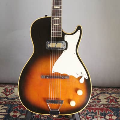 Harmony Stratotone Mercury 1960s - Red Sunburst w /video image 1