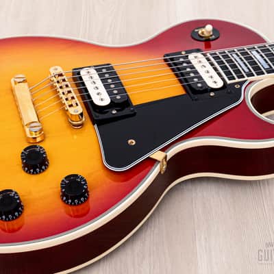 1990 Gibson Les Paul Custom Heritage Cherry Sunburst, Near-Mint w/ Zebra '57 Classic PAFs, Case image 6