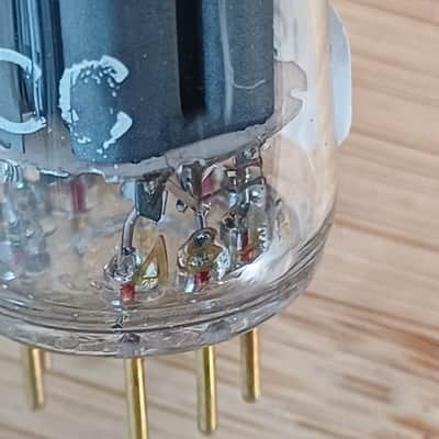 Superb NOS 1968 PHILIPS AMPEREX e88cc 6922  like CV2492 ecc88 6dj8 CCA Valvo print perfectly balanced and very strong, gold pins best audio tube, for EMI redd 47 Bild 13