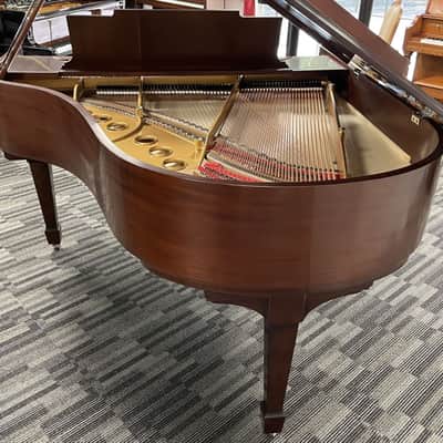 Steinway Model M 5'7" Grand Piano 1924 (Restored) - Satin Mahogany image 9