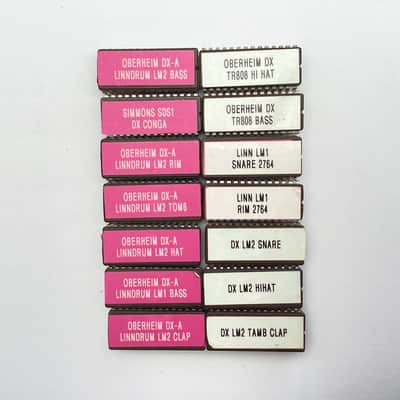 Complete Custom EPROM Drumkit Sets For The Oberheim DX (Choice of 115 Drumkits)