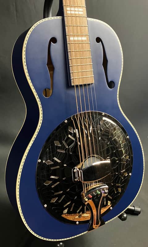 Recording King RPH-R2-MBL Dirty 30's Single 0 Round Neck Resonator