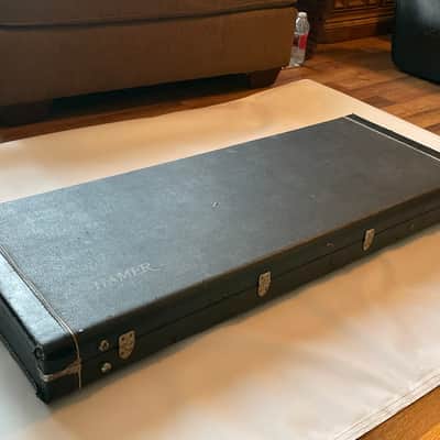 1980's Hamer Explorer Style Model Guitar Tolex Hardshell Guitar Case image 2