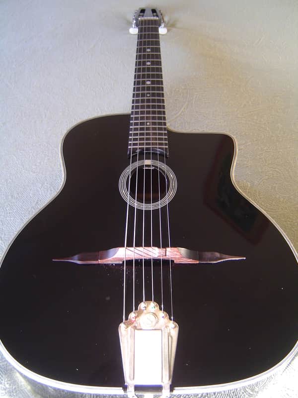 VV: Gitane DG 330 John Jorgenson Tuxedo gypsy guitar, signed, EXL+++ Guardian HSC, K&K pup, DEAL! image 1