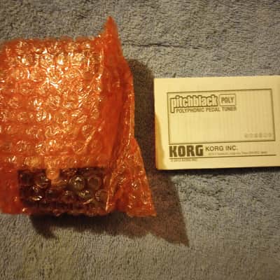 [NOS/NIB] Korg PB-01 Pitchblack Chromatic Guitar/Bass Tuning Pedal; w/Original Box & Paperwork image 6