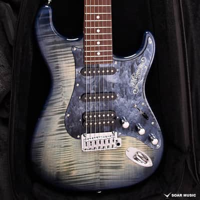 Momose MC7-MV-TOCHI SP’25/NJ - DBL-B (Dark Blue Burst) seven-string guitar #20414 - 4.2kg image 3