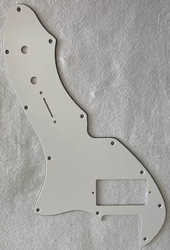 Unknown Fender US Telecaster Thinline/Tele 69 PAF Guitar Pickguard 3 Ply White image 1