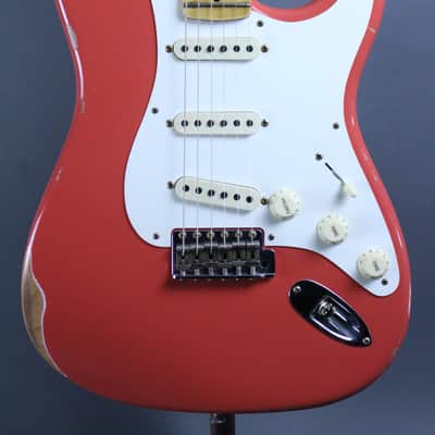2024 Fender Custom Shop Limited Edition '57 Stratocaster Relic Tahitian Coral image 3