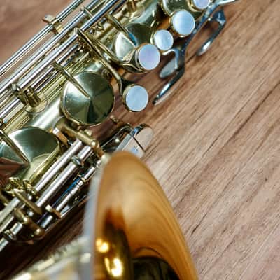 King Super 20 Silversonic Gold Inlay Tenor Saxophone image 8