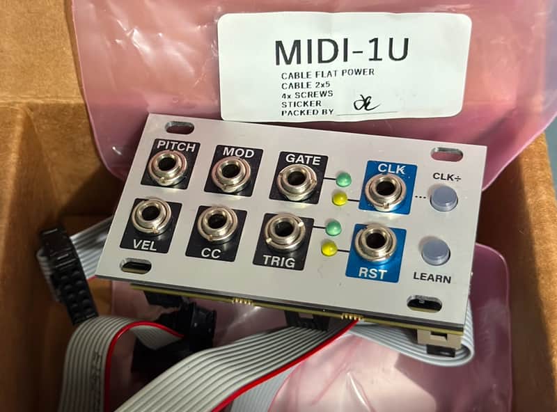 Intellijel MIDI 1u Interface Eurorack Synth Module 2016 - 2019 - White image 1