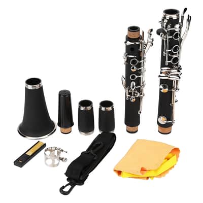 Bb Clarinet – 17-Key Bakelite Body, Boehm System | Student & Hobbyist Clarinet with Accessories image 3