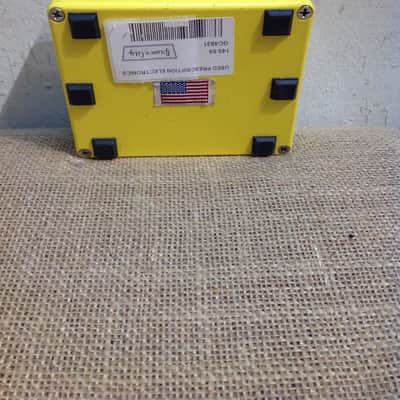 Prescription Electronics Experience Fuzz Guitar Effect Pedal Yellow image 3