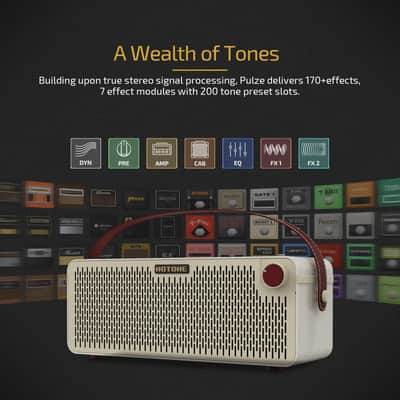 Hotone AP-30WH Multifunctional Modern Bluetooth Modeling Amplifier White Edition image 4