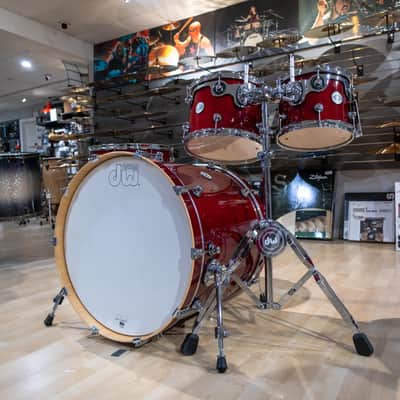 DW Design Series 4-piece Shell Pack - Cherry Stain image 2