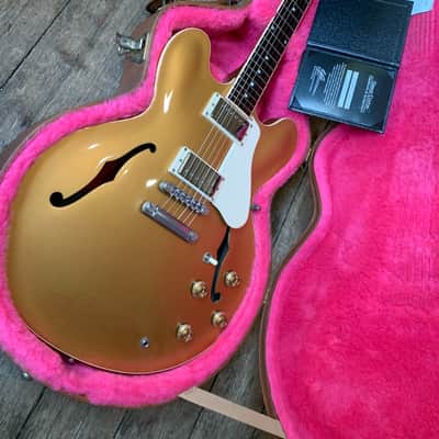 2013 Limited Edition Gibson ES-335 Dot in Gold finish with hard shell case image 19