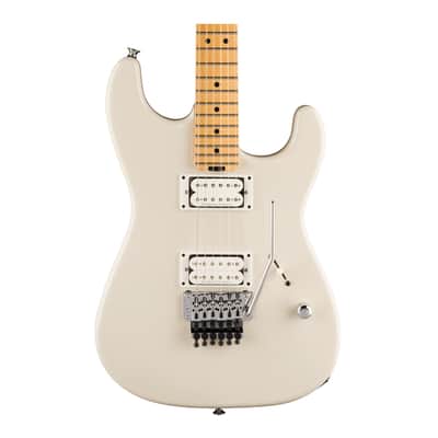 Charvel American Neo-Classic San Dimas SD1 HH FR Maple Fingerboard with Hardshell Gig Bag (Ivory Blitz) image 3