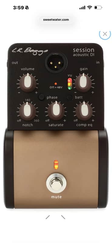 LR Baggs Session DI 2010s - Brown image 1