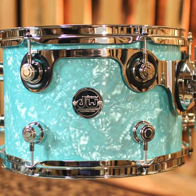 DW Performance Seafoam Marine Bop Drum Set - 14x18, 8x12, 14x14 image 4
