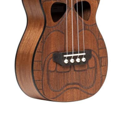 STAGG Tiki Series Concert Ukulele With Sapele Top Hewa Finish With Black Nylon Gigbag image 1