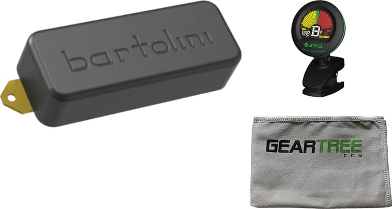 Bartolini 6RC Rickenbacker 4-String Bass Pickup Original Dual Coil Bridge Position w/ Cleaning Cloth and Tuner image 1